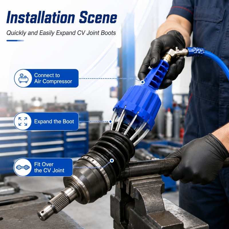 Power Tools Pneumatic - Uniwersalny pneumatyczny narzędzie do rozszerzania osłon