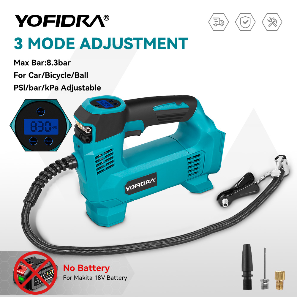 Power Tools Pneumatic - YOFIDRA 830Kpa Bezprzewodowa Elektryczna Pompka Powietrza