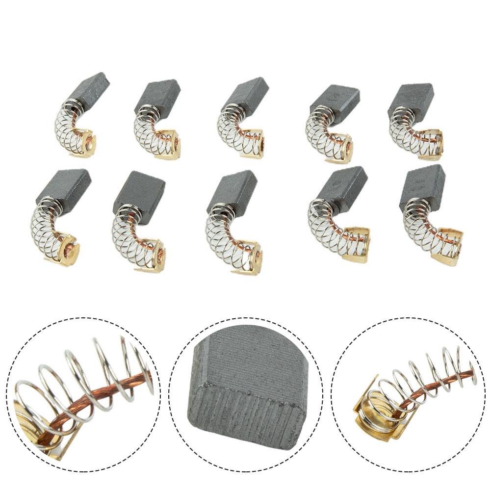 10 szt. Szczotki węglowe 6 mm  – Power X Tools And Machinery recenzja i cena