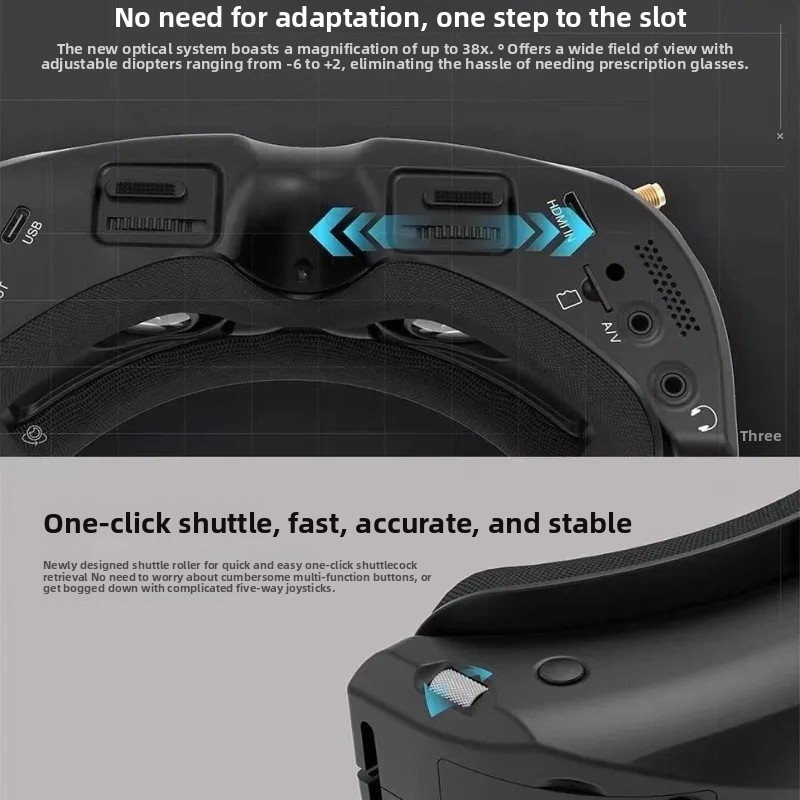Okulary wideo OLED 5.8G z podw – Power Tools Images recenzja i cena