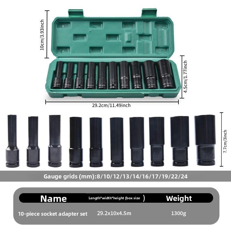 Uniwersalny zestaw nasadek uda – Power Tools Pneumatic recenzja i cena