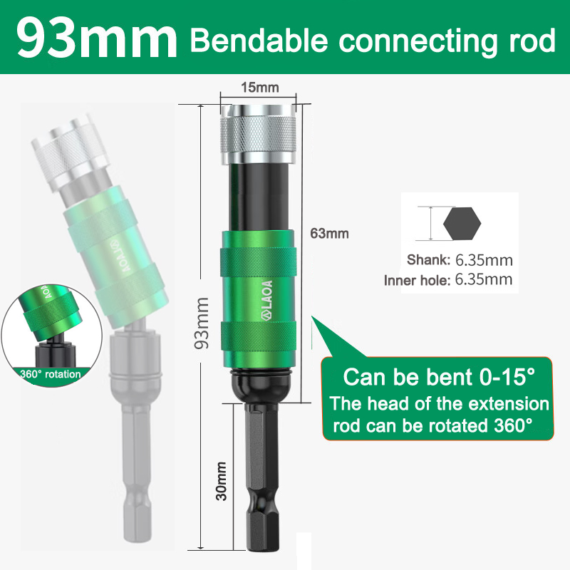 Adapter bitów do wkrętaka LAOA – Power Tools Used recenzja i cena
